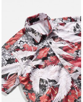 Camisa Aloha Crane